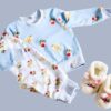 Schnittmuster Kinder Schlafanzug kostenlos – zweiteiliger Kinderschlafanzug aus Jersey nähen, ideal für Nähanfänger | TOSCAminni