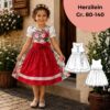Kinderdirndl nähen für Anfänger mit dem Schnittmuster Herzilein von TOSCAminni, Größe 80–140.