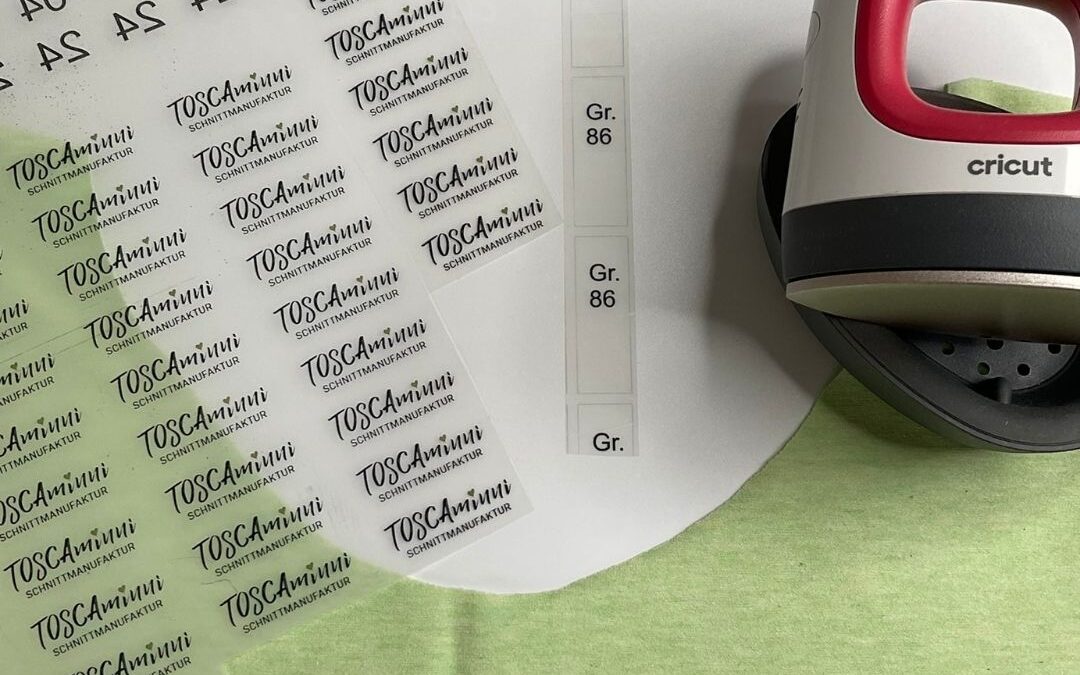 Cricut EasyPress: Größenetiketten + Labels aufbügeln
