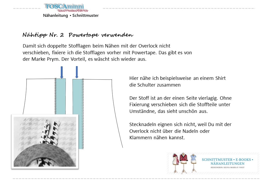 mit Powertape nähen