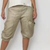 Detailansicht der kurzen Hose des Schnittmusters Zoé von TOSCAminni-Schnittmanufaktur -