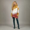 Schnittmuster Damenshirt Lani – modernes Longshirt nähen aus Stoffresten, kreatives Shirt nähen mit asymmetrischem Design