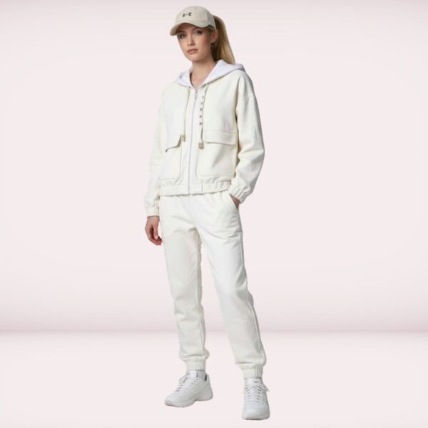 Damen-Oversize-Sweatjacke Dotta, Schnittmuster für entspannte Passform mit elastischem Saum