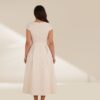 Schnittmuster Kleid Elele mit nahtverdecktem Reißverschluss - Rückansicht