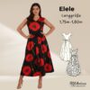 Luftiges Leinenkleid Elele – Schnittmuster für fortgeschrittene Hobbyschneiderinnen