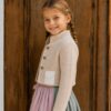 Trachten-Janker Kinder – Schnittmuster Anna aus Strick mit Knopfverschluss