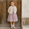 Trachten-Janker für Kinder zum Dirndl – Jacke Anna in Creme