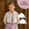 Trachten-Janker Kinder – Schnittmuster Jacke Anna Gr. 86–170